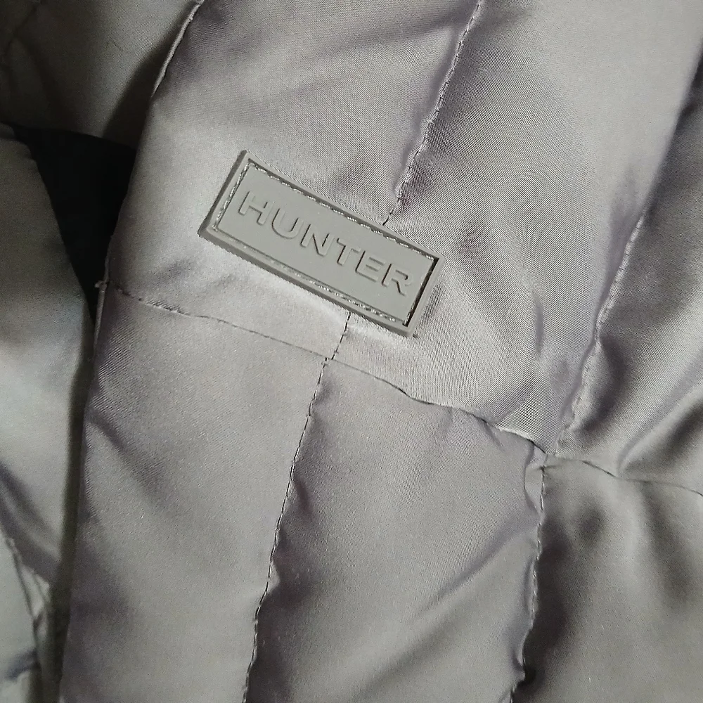 Women's Fitted waterproof Hunter original Faux Fur Jacket - Picture 12 of 16
